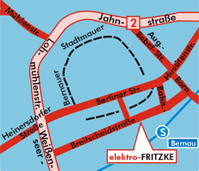 Elektro Fritzke in Bernau - Standort